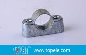 China BS31 / BS4568 Conduit Fittings 20mm Malleable Iron Heavy Duty Distance Saddle With Base wholesale
