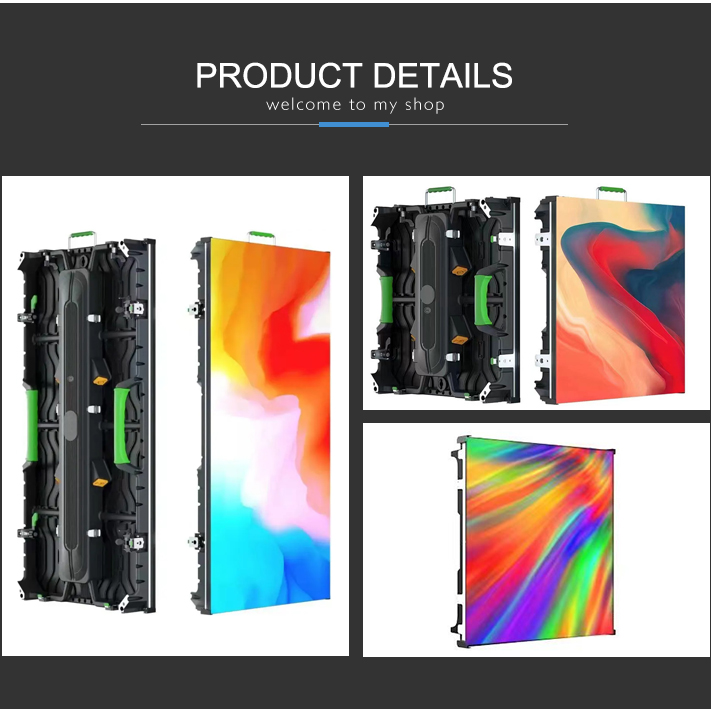 Rental Led Display Screen Church Stage Backdrop LED Video Wall P3.91 P4.81 For Custom Rental Indoor / Outdoor
