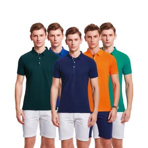 China Flyita Custom Short Sleeve Plain Polo Shirts Quick Drying wholesale