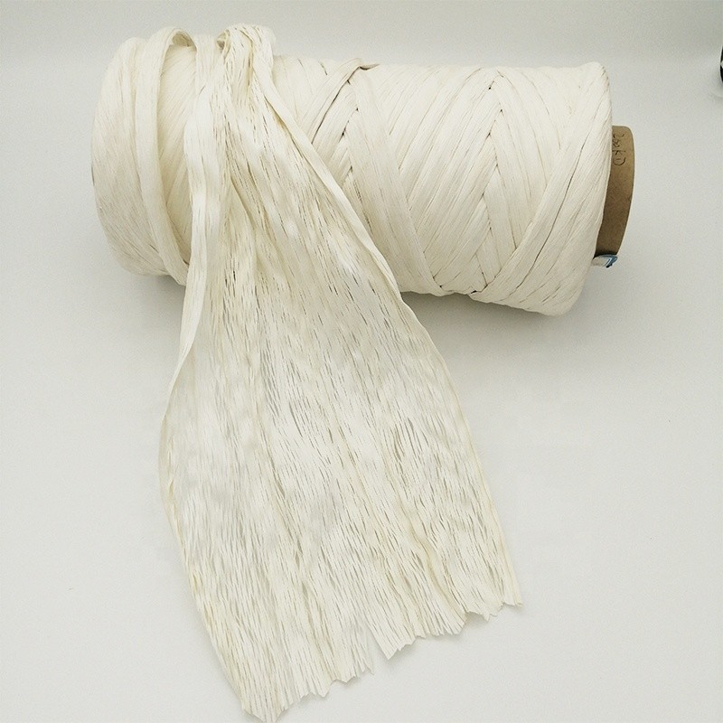 Low Smorking White FR PP Filler Yarn Flame Resistance For Cable Filling Material