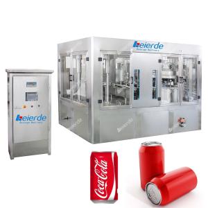 China Automatic Aluminum Soft Drink Tin Can Filling Machine 20000BPH wholesale