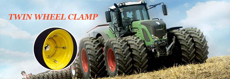 High Strength Tractor Twin Wheel Clamp Heavy Duty Solution for Challenging Terrain