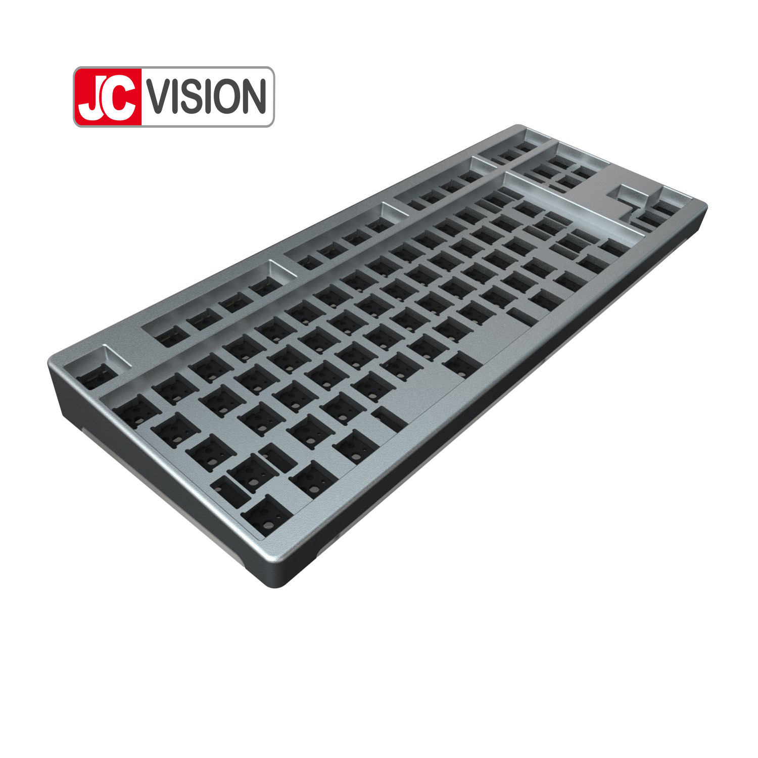 JCVISION Hot Swappable Mechanical Keyboard Kits 87 Keys TKL PCB Mounted