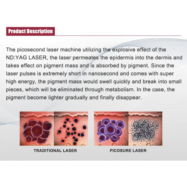 Picosecond Nd Yag Laser Tattoo/Pigment/Eyebrow/Freckle Removal Skin Rejuvenation For Beauty Salon