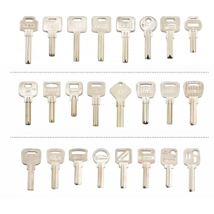Multi Colors Titanium Alloy Magnetic Metal Door Key for Supplies Brass Blank Door Lock