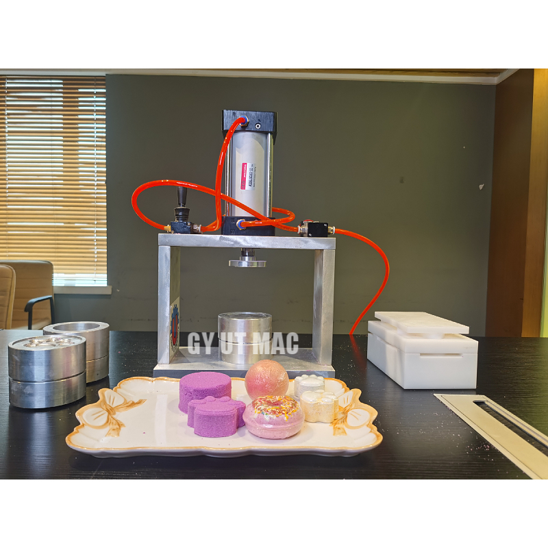 Revolutionize Your Bath Bomb Business with Pneumatic Press Mineral Salt Block Machine