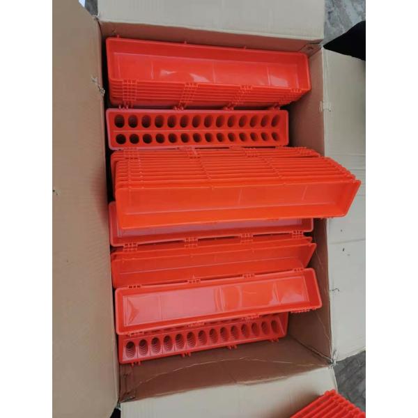 Poultry Feeding 28 Hole Long Feed Trough For Chicken