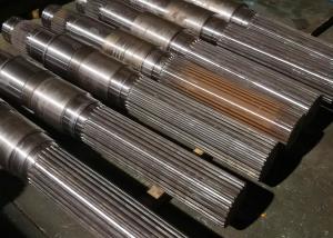 China Forged 42CrMo Steel Spline Gear Shaft Spline Hobbing Main Drive Shaft wholesale