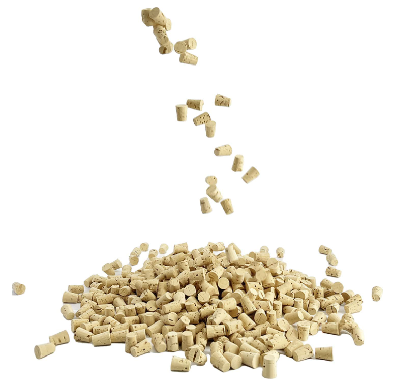 Conical Cork Bottle for Glass Bottles Healthy Lead-free Glass Custom Size Accepted