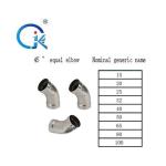 Galvanized Carbon Steel Press Fittings 2Mpa 90 ° elbow, internal thread