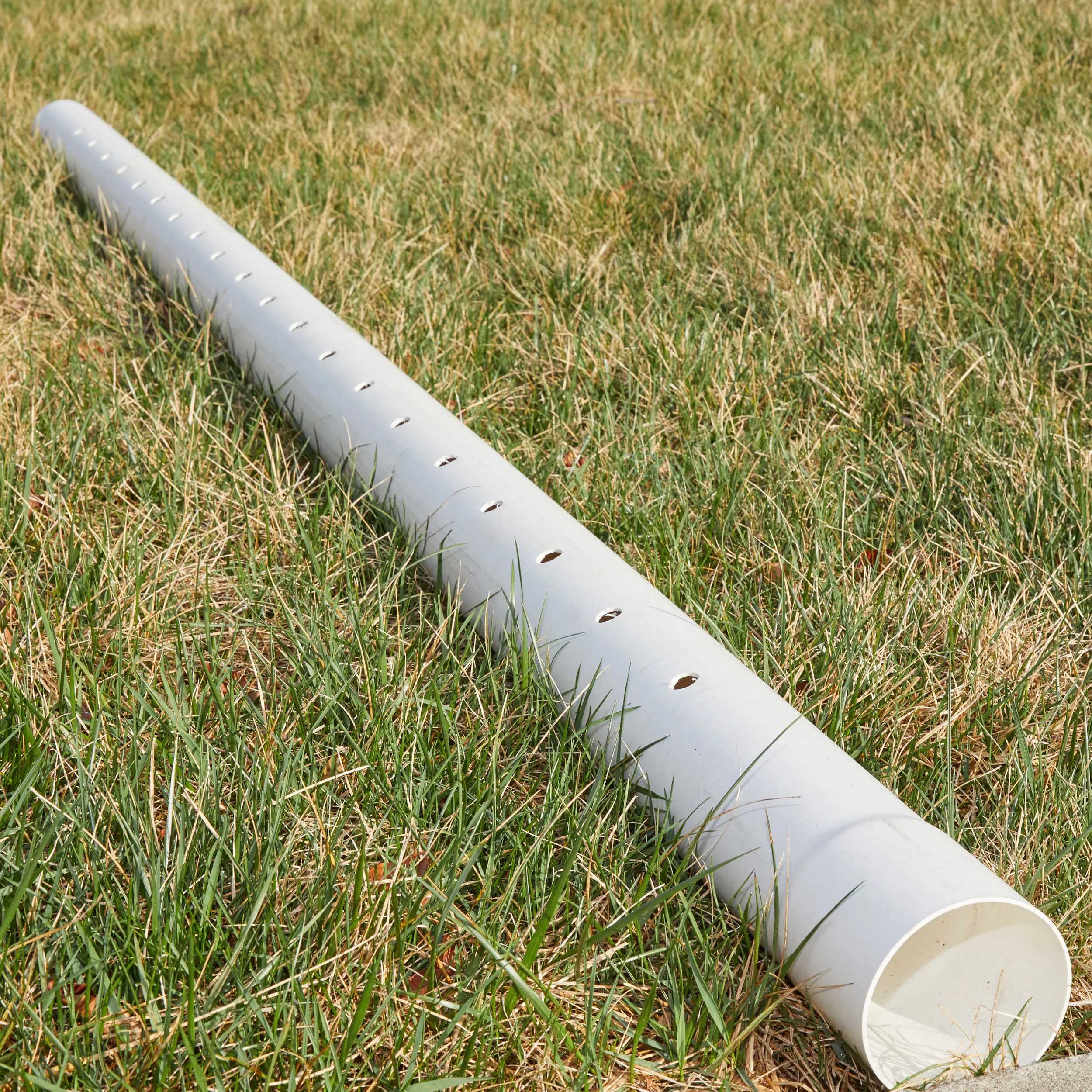 Customizable Perforated PVC Drainage Pipe with Round Head Long-Lasting Performance