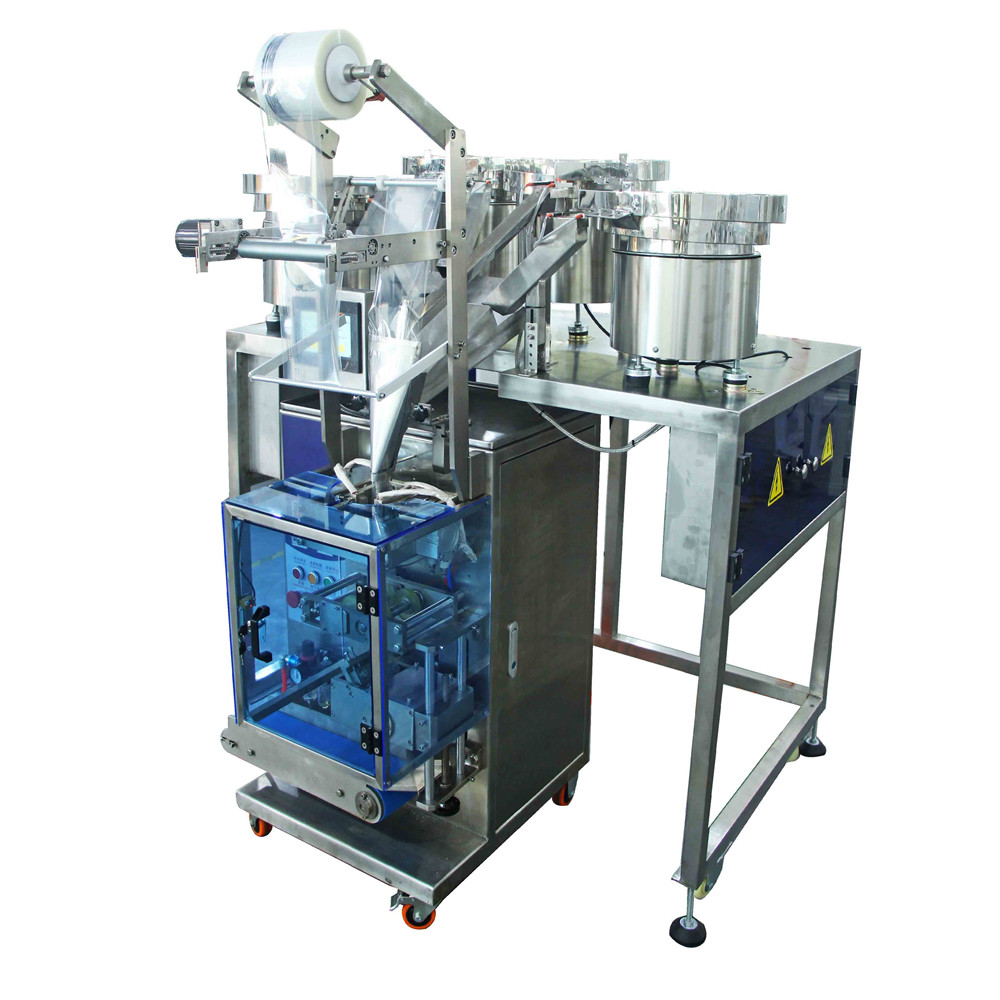 Hardware Parts Vibrator Feeder Self-Drilling Screws Pouches Counting Weighing Filling Packing Machine Furniture Fittings