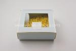 Transparent Window Folding Cardboard Gift Boxes , Collapsible Gift Boxes With