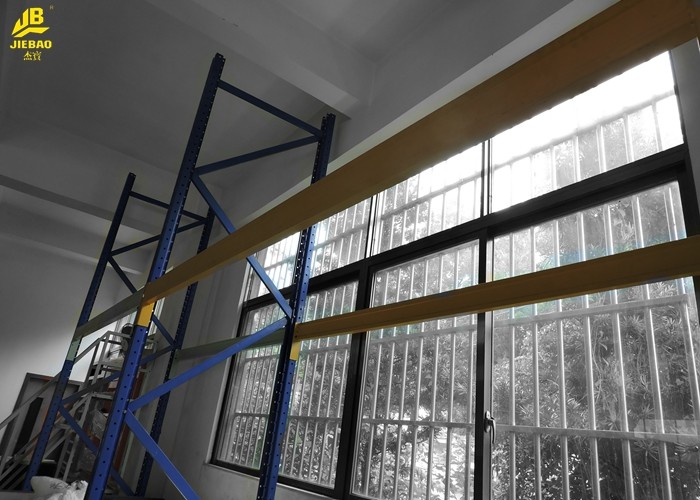 Warehouse Selective Pallet Racking System , Metal Industrial Pallet Rack Shelving