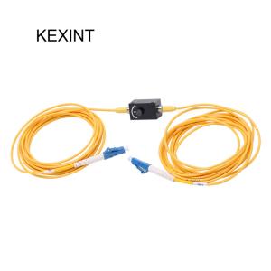 China Variable LC Fiber Optic Attenuator 0 - 30db Ceramic Sleeve Steel Material wholesale