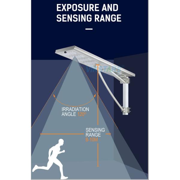 SMD2835 Solar Panel Street Lights Lamp ROHS 12V 25AH for trunk roads