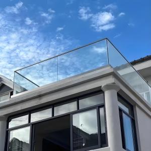 China 8mm Tempered Glass Aluminum Fence Panels IP65 For Poolside wholesale