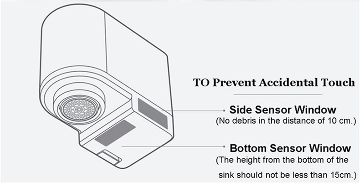 Xiaomi Xiaoda Automatic Water Saver Tap Smart Faucet Sensor Infrared Water Energy Saving Device Kitchen Nozzle Tap
