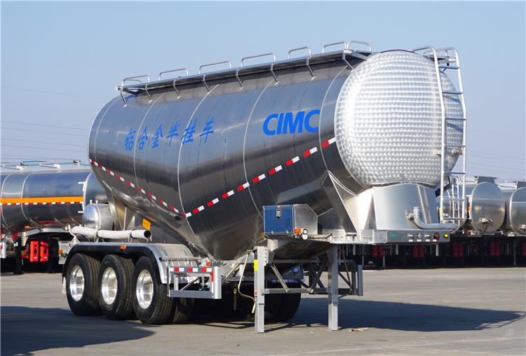 Air Suspension Tri Axle 60cbm Aluminum Tanker Trailer