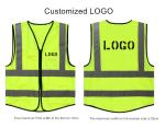 High Vis Running Gilet Bibs Straps Garden Building Construction Reflective Vest