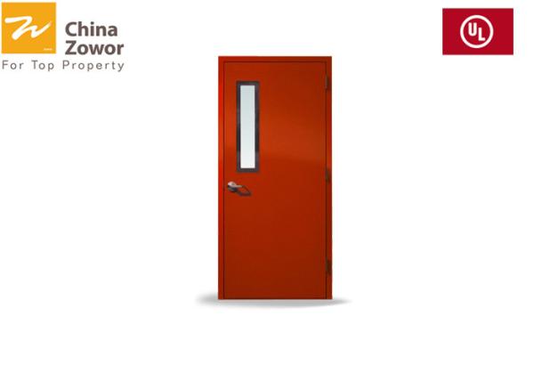 Gal. Steel Fire Rated Exterior Pair Door For Apartment/ Steel Insulated Fire