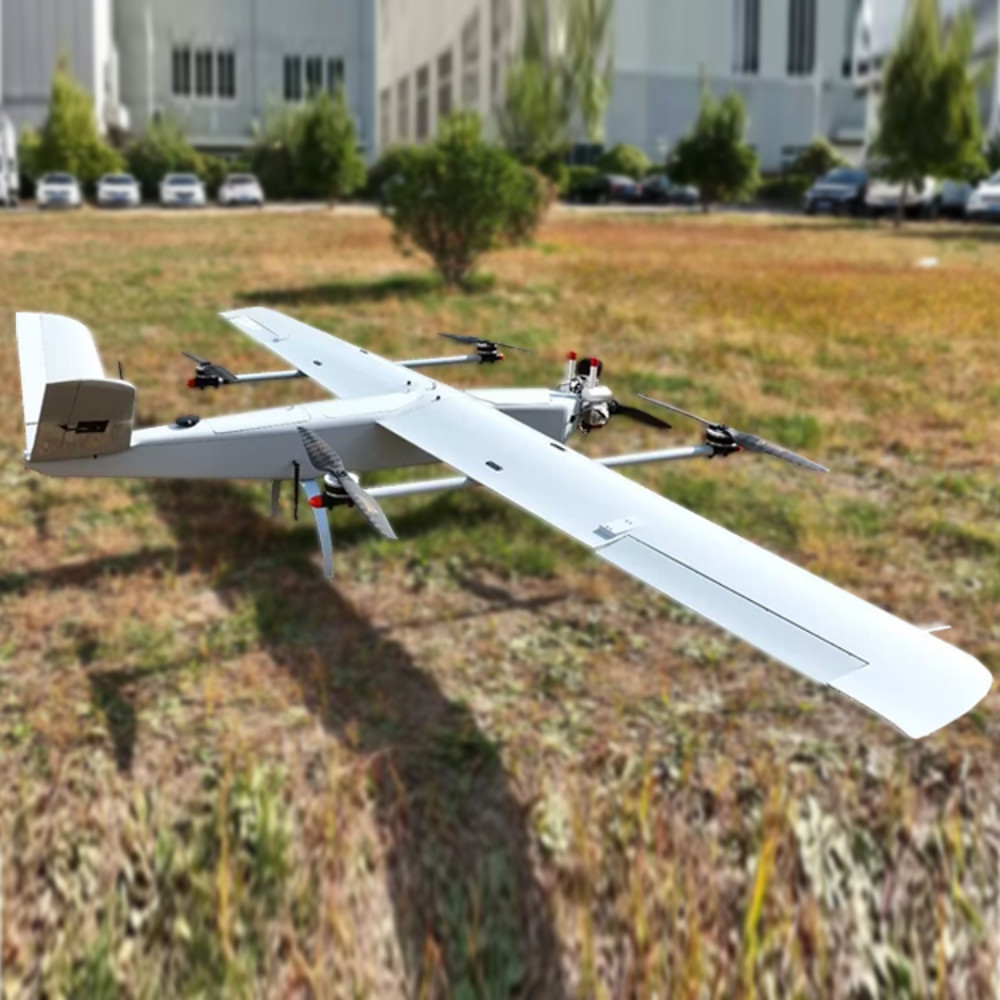 5hours 300minutes Long Endurance Fixed Wing UAV Hybrid Drone VTOL For Military Security HX360L