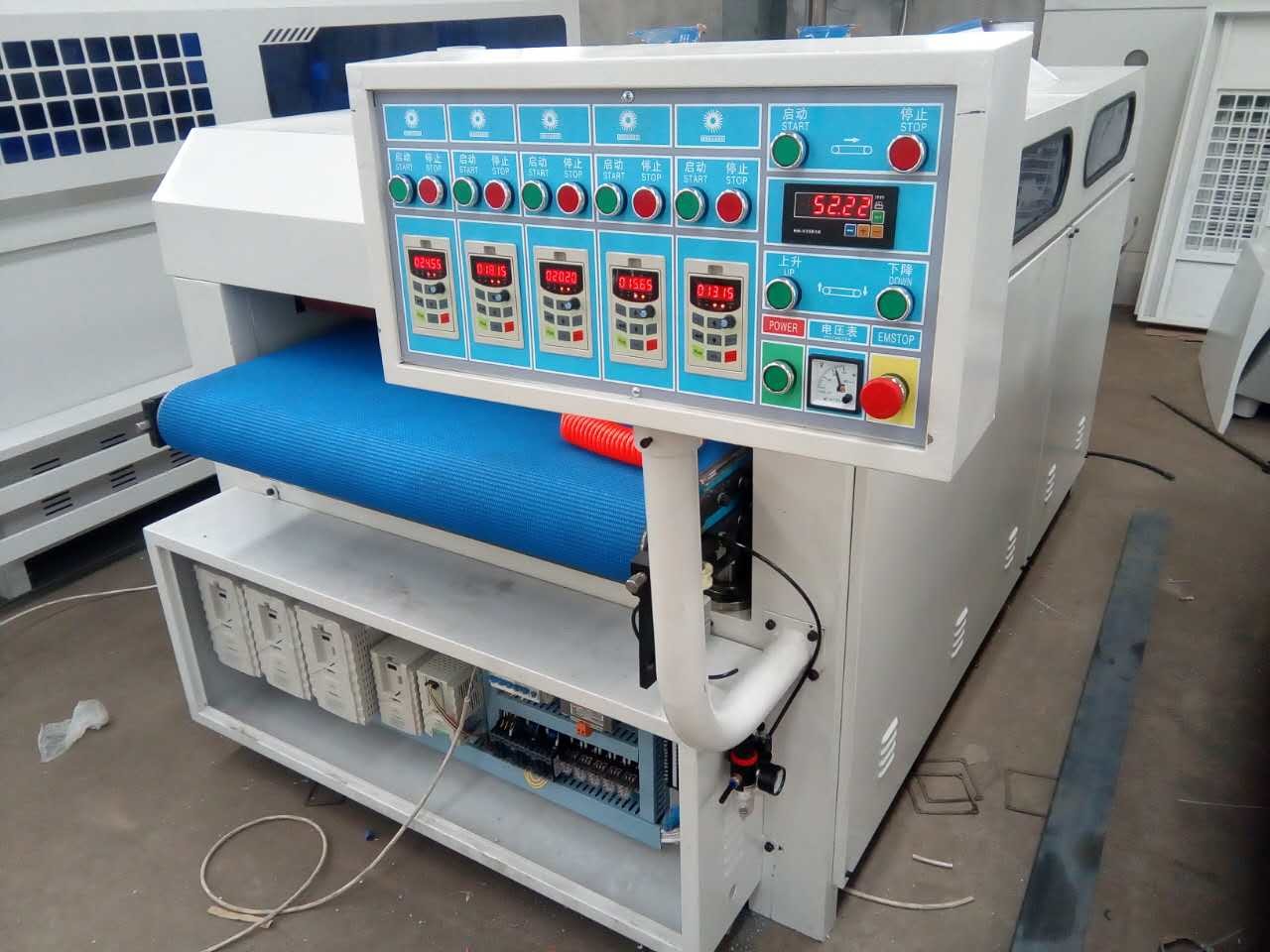 KC1000-5R Wire brush machine for wood floor wood grian making machines