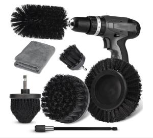 China Black Color Drill Brush Attachment Set 7 Pieces Customized wholesale