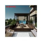 Clear Acrylic Panel AUPOOL Fiberglass Outdoor Baby Swimming Pools With Ladder