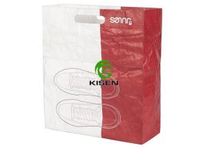 China Durable Dupont Tyvek Grocery Bags , Custom Logo Water Resistant Paper Bags wholesale
