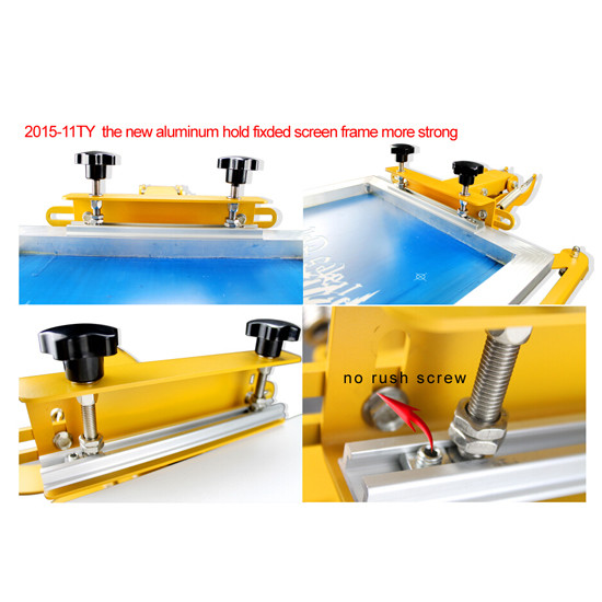 Single color manual easy-operation high precision manual flat silk screen printing machine for sale