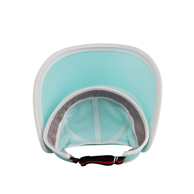 High Quality Custom Logo Plastic Pvc Sun Visor cap For women