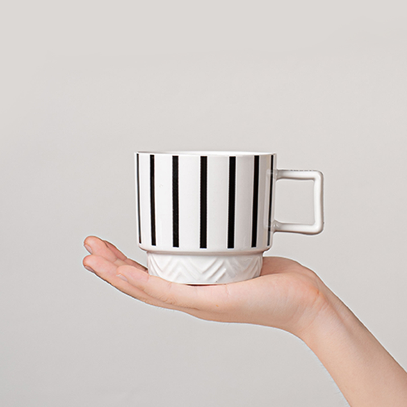 Emo Custom Cup Stackable Porcelain Mugs Perfect For Coffee And Tea Father'S Day Gift