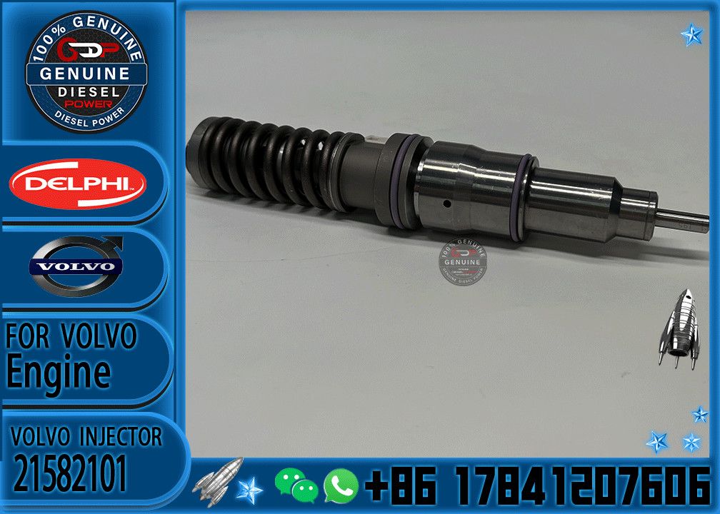 Original Diesel Fuel Injector 21582101 7421644602 7485000674 7485003951 7421582101 E3.18 For VO-LVO 11LTR EURO3 HI