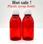 3oz 4oz 5oz Empty Round Plastic Syrup Bottle Medicine use Pet Medical Package