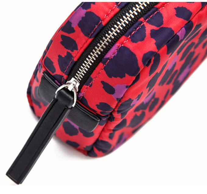 Digital Printing Lady Portable Polyester Cosmetic Bag For Travel