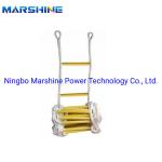 Outdoor Mulberry Fiber Insulating Heavy Duty Rope Ladder With Steel Hook
