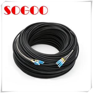 China Single Mode Fiber Optic Patch Cord PDLC -LC/UPC Duplex Armored Fiber Optic Patch Cable wholesale