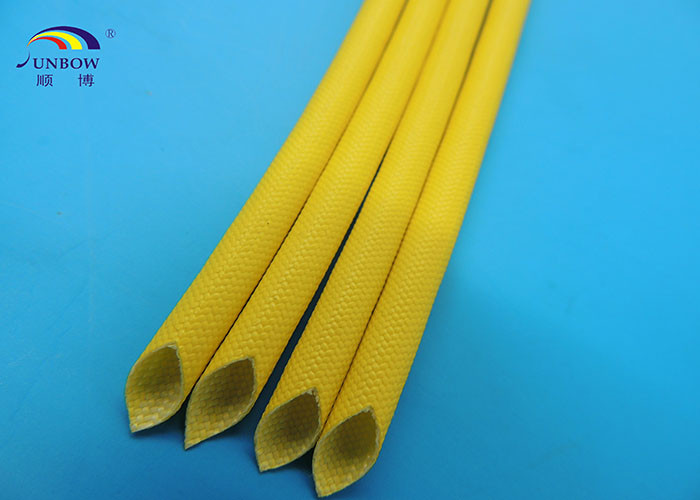 1.2KV Silicone Rubber Coated Fiberglass Braided Sleeving Multi Color for Customized