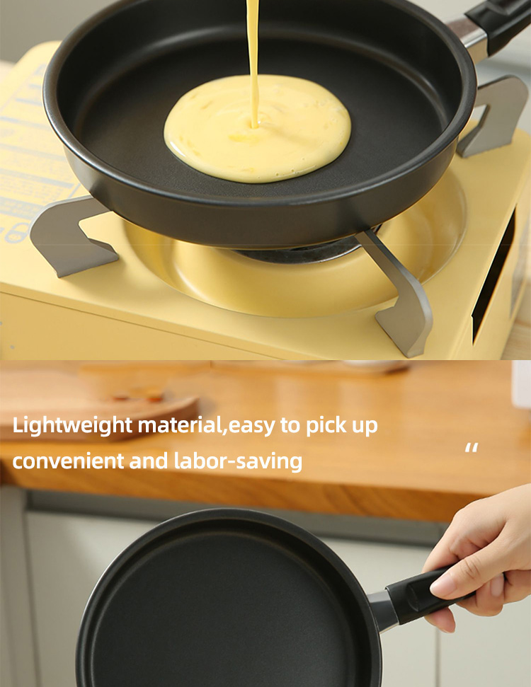 High Quality Gas Stove Iron Flat Bottom Pan Mini Fry Pans Nonstick Frying Pans For Cooking