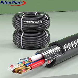 China 4 6 8 12 24 Core Optoelectic Composite Fiber Optic Cable wholesale