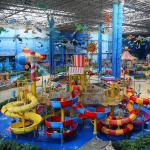Outside Fiberglass Water Park Equipment Water Pool Slides Entertainment