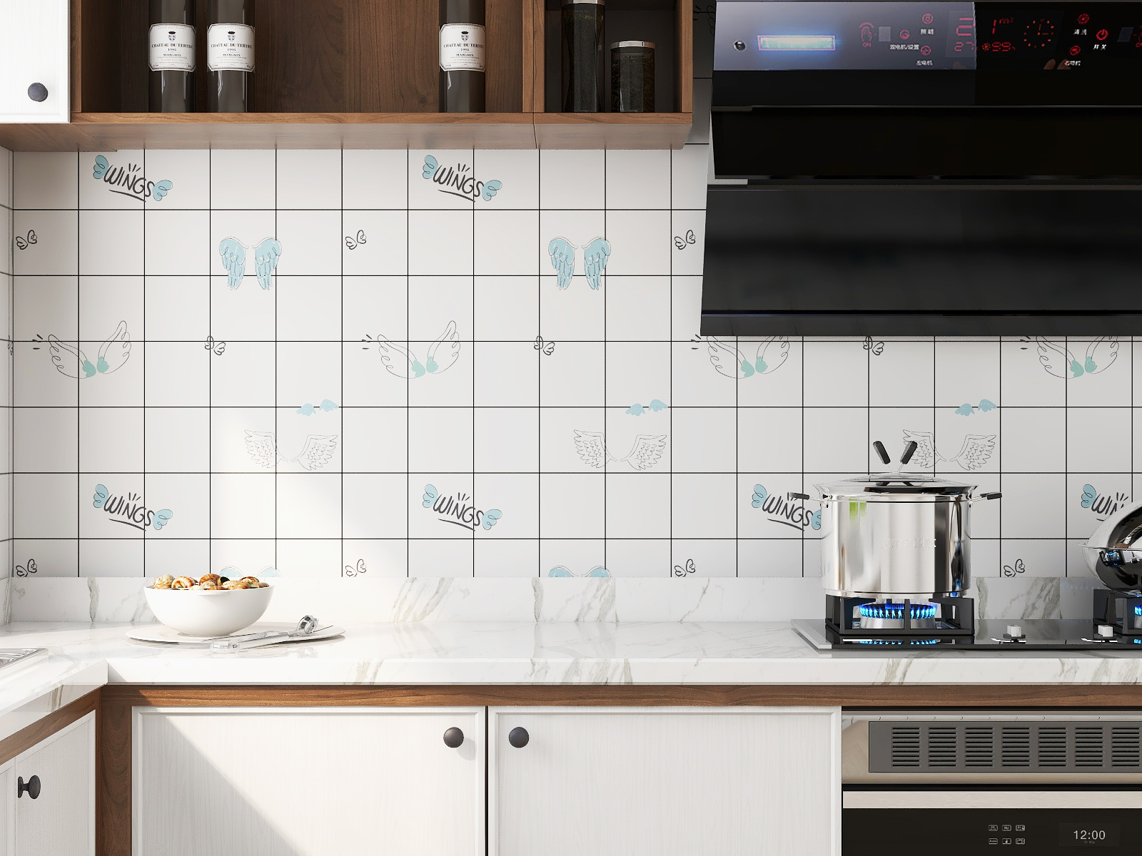 3D Wall Paper for Modern Home Decoration in Modern Design Style 0.60 M * 100M Roll Size