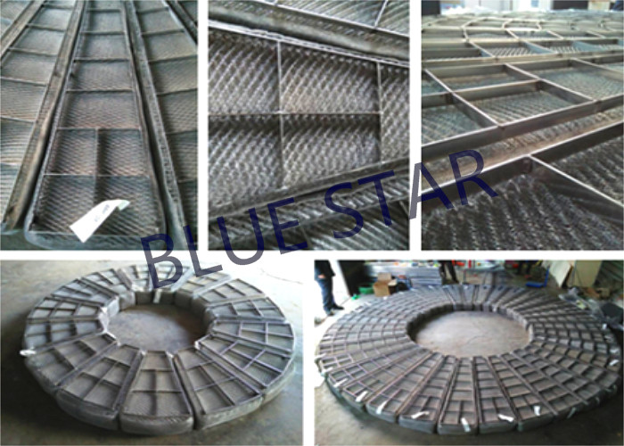 Rectangle Wire Mesh Mist Eliminator Simple Structure High Demisting Efficiency