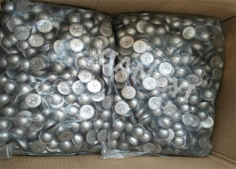 ISO9001 Dome Cover Cap With Metal Clips Inside For Marine Insulation Weld Pins