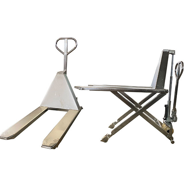 Manual 1000kg Stainless Steel Pallet Truck Lifting Height 31.50''
