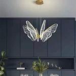 Modern Minimalist Acrylic Butterfly Dining Chandelier Designer Modern Butterfly