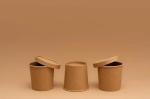 Custom Disposable Food Grade Ink 850ml Disposable Paper Soup Bowls
