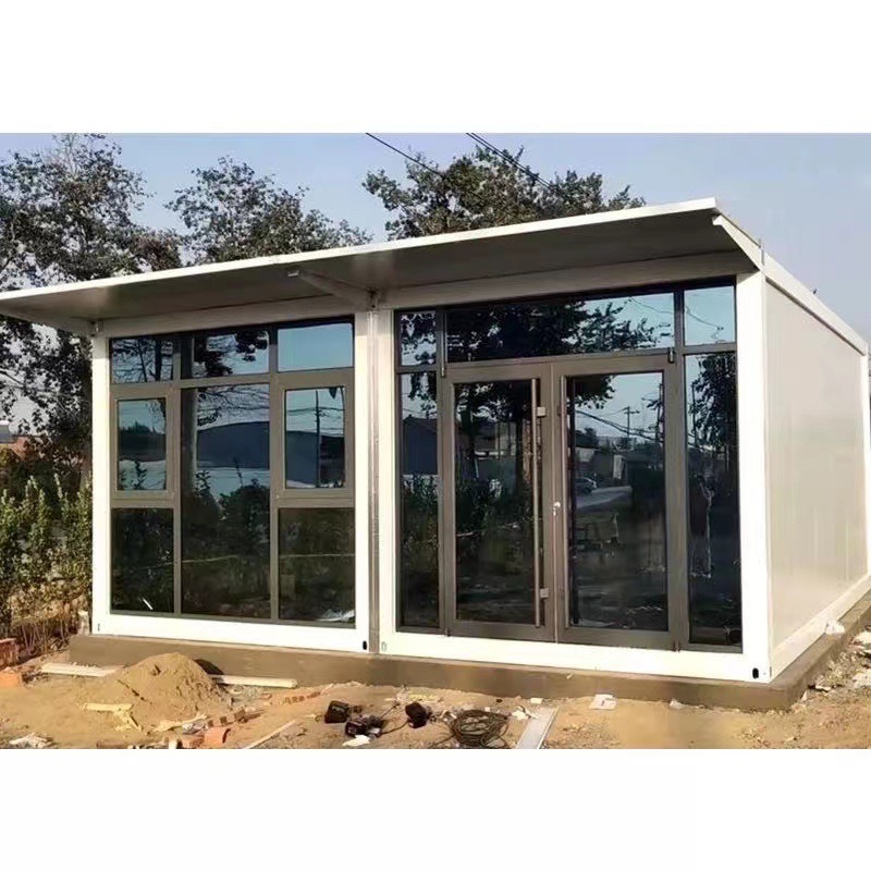 20FT/40FT Customized Flat Pack Container House with 4 Bedrooms and Garage Designed in Mediterranean Style Included