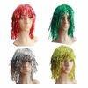 China 5.3 Ounces Cosplay Party Wigs Gold / Red / Green Color For Funny Games wholesale